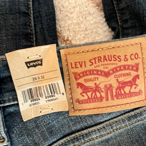 Levi's women’s 725 high rise bootcut  Blue Jeans - Picture 4 of 4